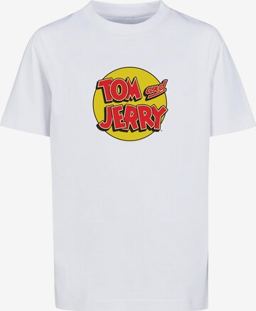 T-Shirt 'Tom And Jerry' ABSOLUTE CULT en blanc : devant