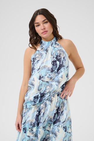 Chemisier 'Jasmin' Kaffe en bleu : devant