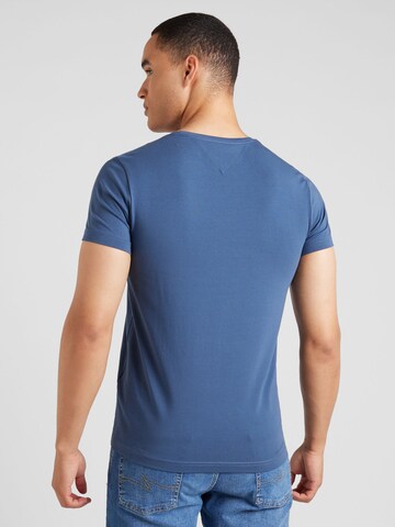 TOMMY HILFIGER Slim Fit T-Shirt in Blau