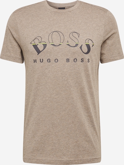 BOSS ATHLEISURE Shirt in de kleur Lichtbruin / Donkerbruin, Productweergave