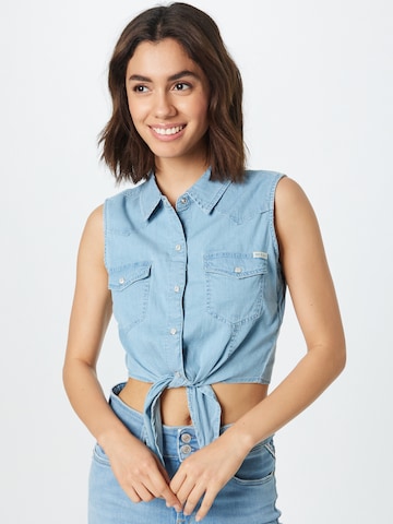 GUESS Blouse in Blue: front