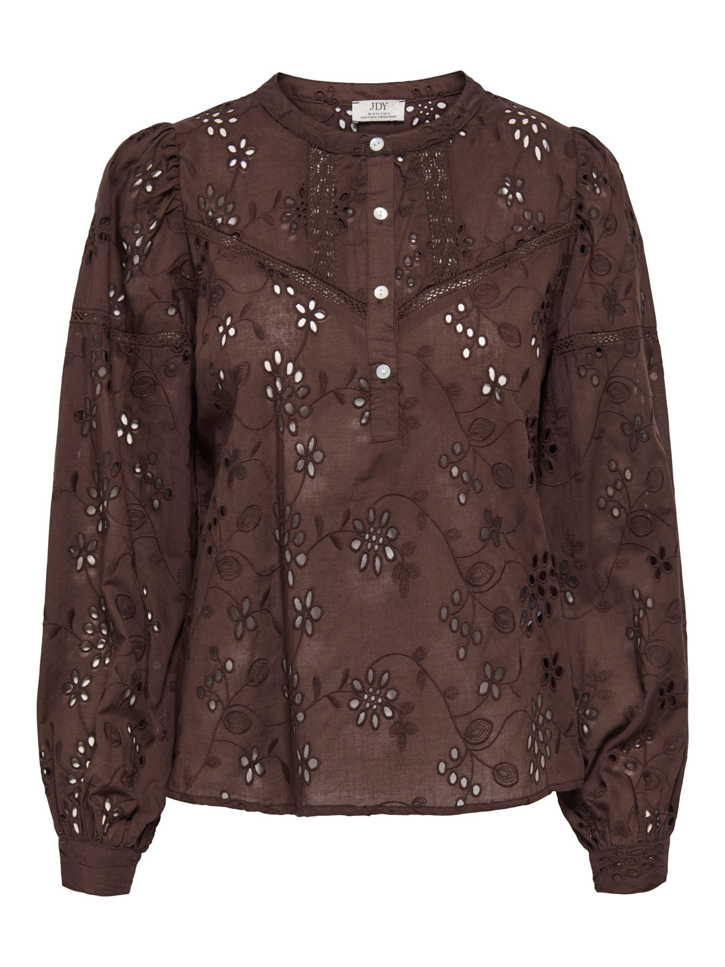 JDY Blouse 'JDYMILLE' in Brown: front