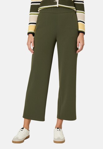 zero Slimfit Jerseyhose mit weitem Bein 28 Inch in Grün: Vorderseite