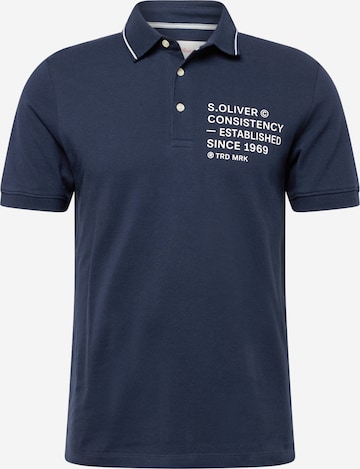 s.Oliver Shirt in Blue: front