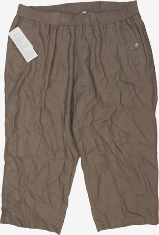 Ulla Popken Stoffhose 7XL in Braun: Vorderseite