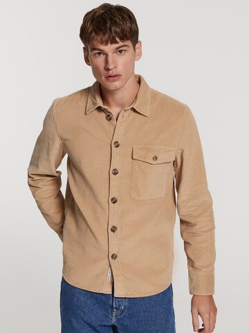Shiwi Regular Fit Skjorte 'Brad' i beige: forside