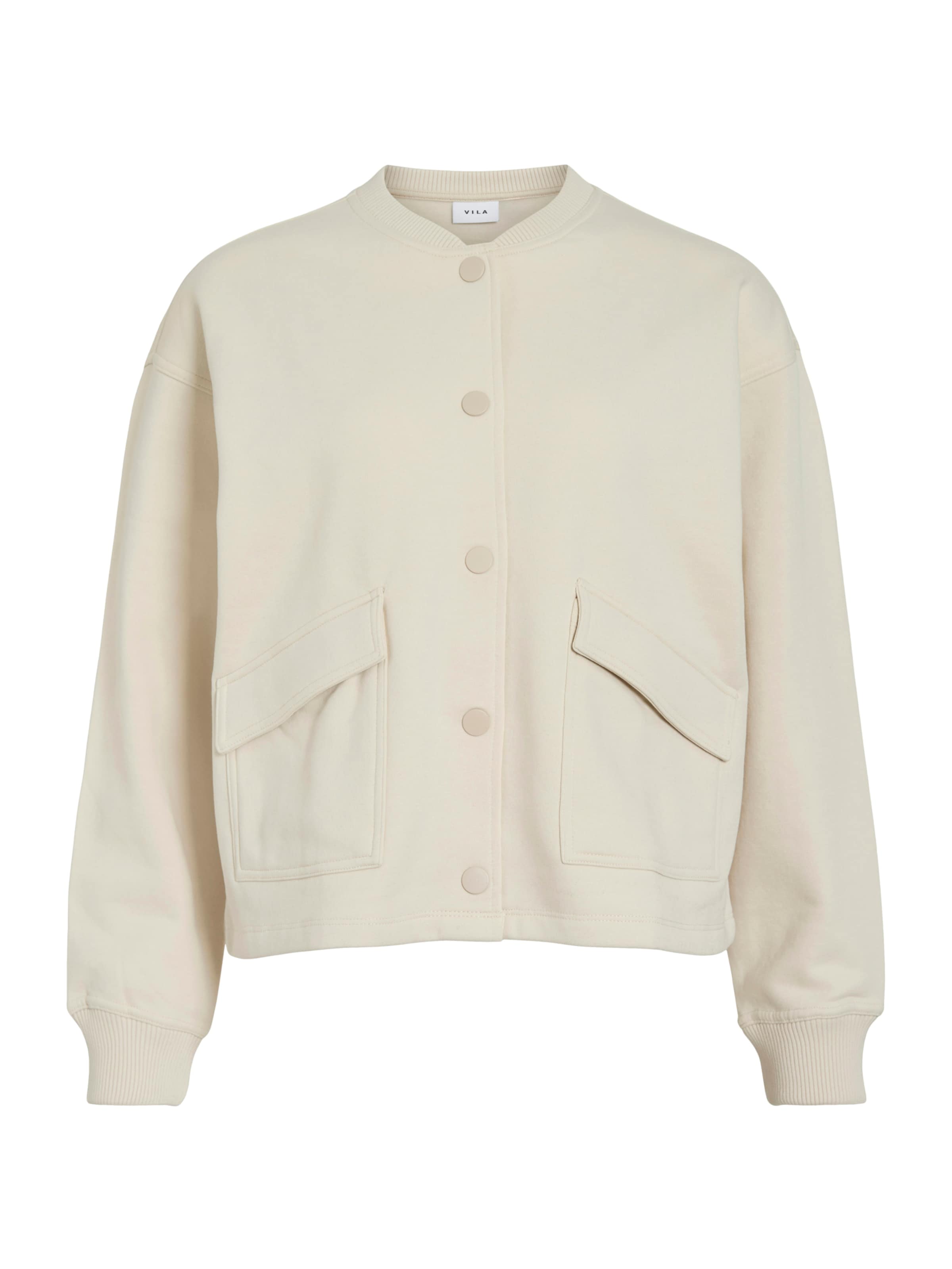 VILA Φθινοπωρινό και ανοιξιάτικο μπουφάν 'VIODESSIA' σε μπεζ: μπροστά