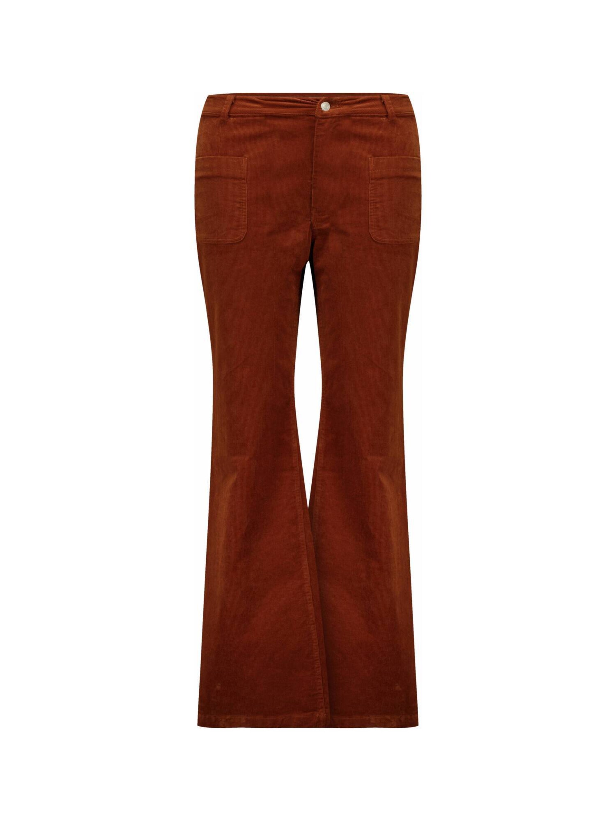 Deeluxe Bootcut Broek 'Sakari' in Rood: voorkant