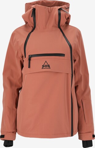 SOS Performance Jacket 'Taos' in Red: front