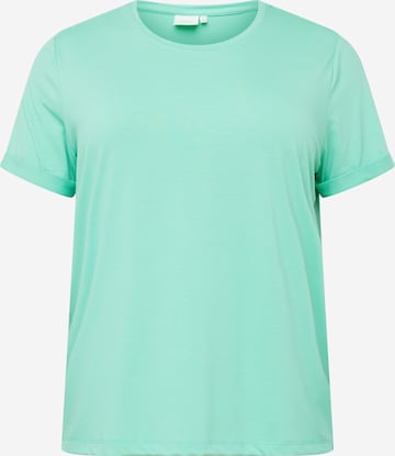 ONLY Carmakoma Shirt 'MOSTER' in Green: front