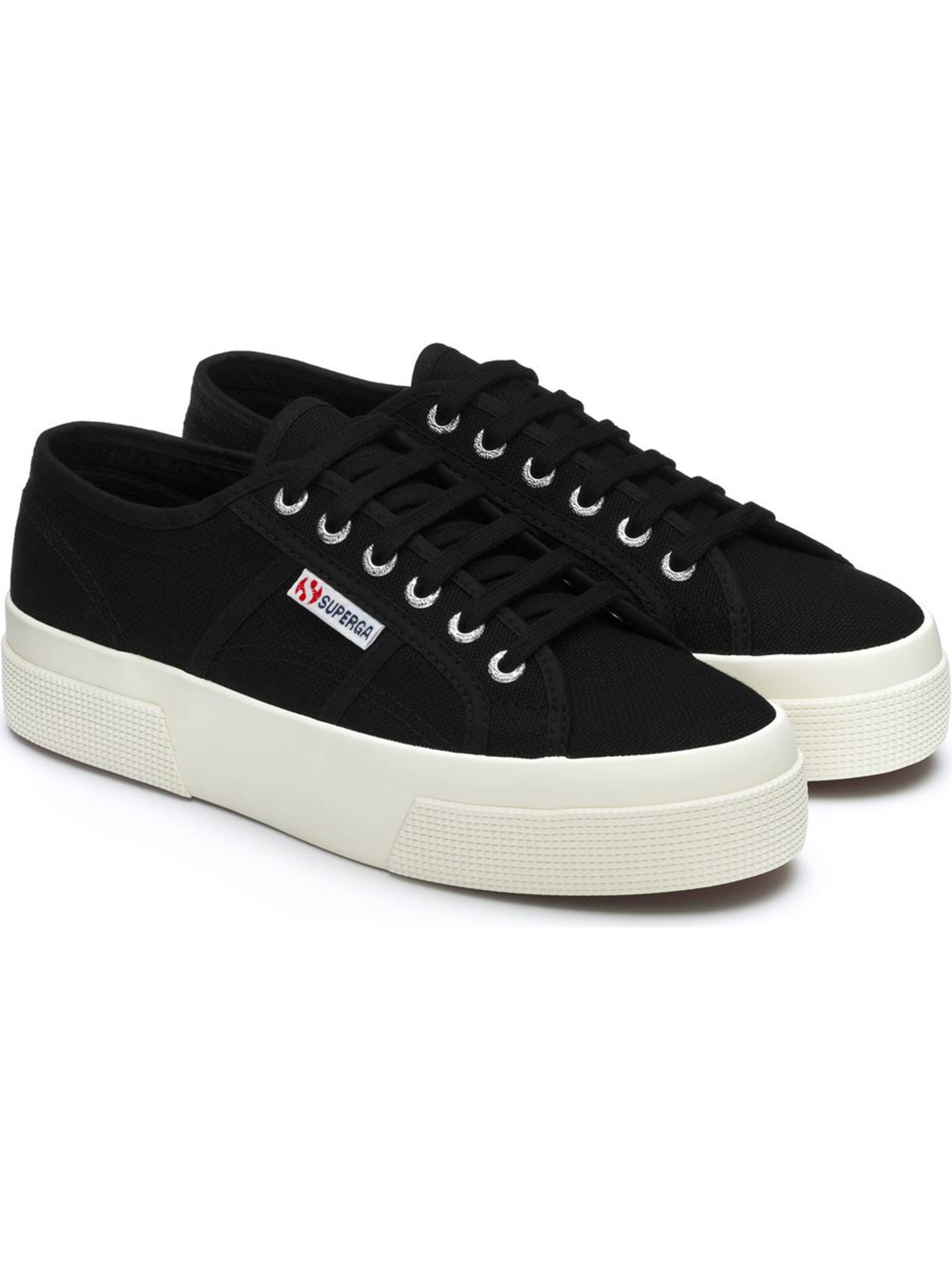 SUPERGA Sneaker in Schwarz