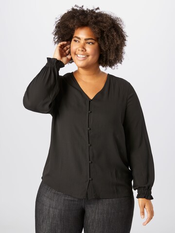 Vero Moda Curve Bluzka 'VMAcacia' w kolorze czarny: przód