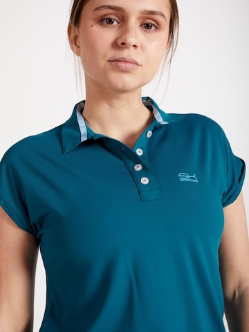 SPORTKIND Funktionsshirt 'Polo Shirt Loose-Fit'‌‌‌‌‌‌‌‌ in Grün