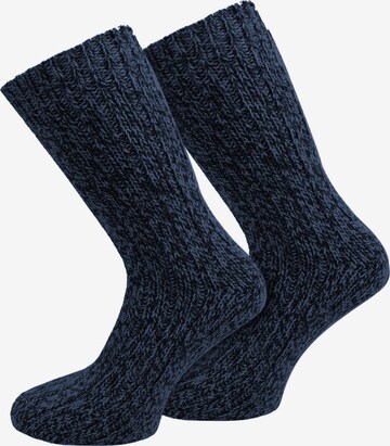 normani Sokken in Blauw: voorkant