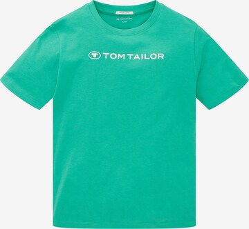 TOM TAILOR Tričko – zelená: přední strana