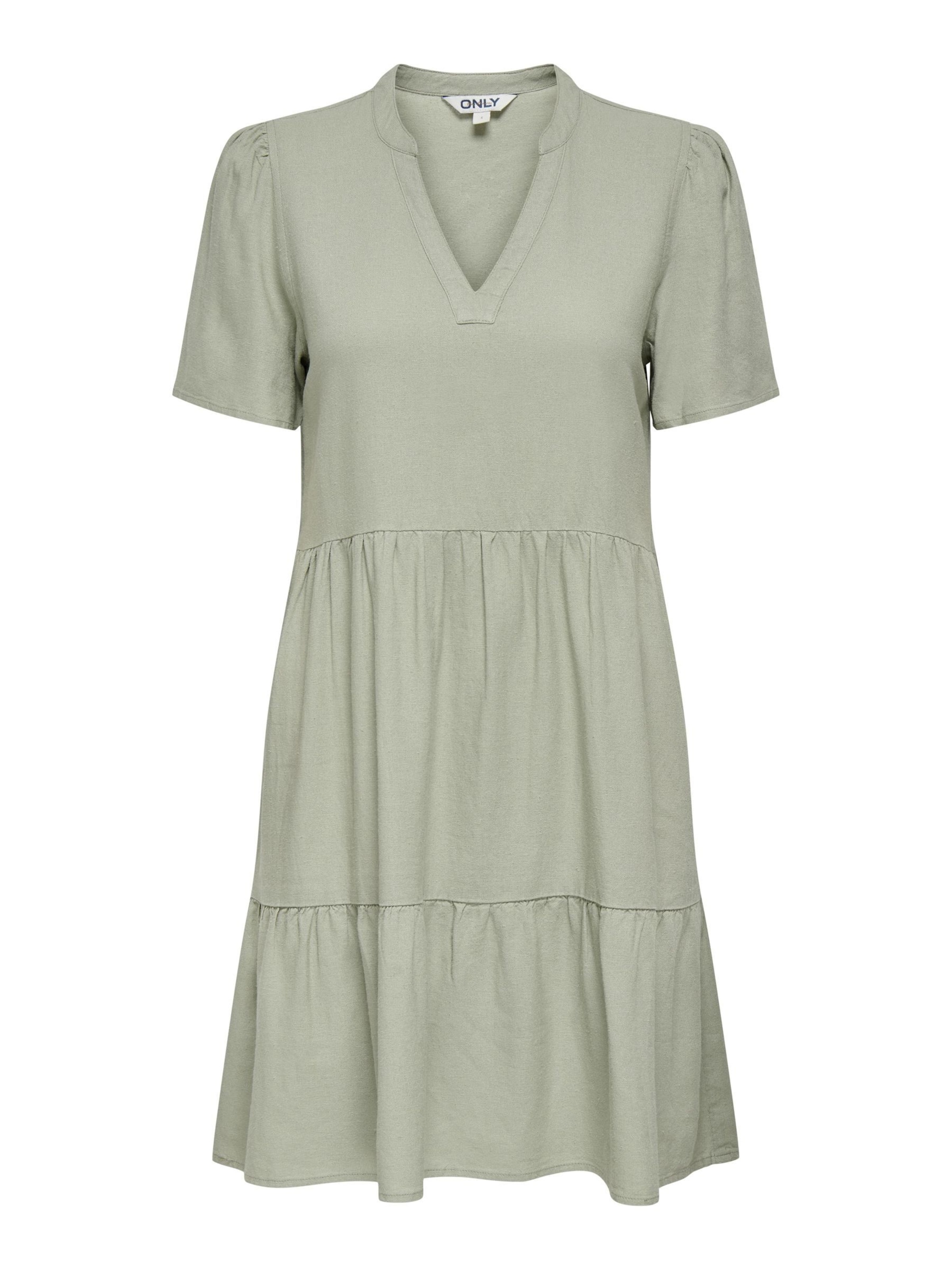 ONLY Платье 'ONLTiri-Caro' в Зеленый: спереди