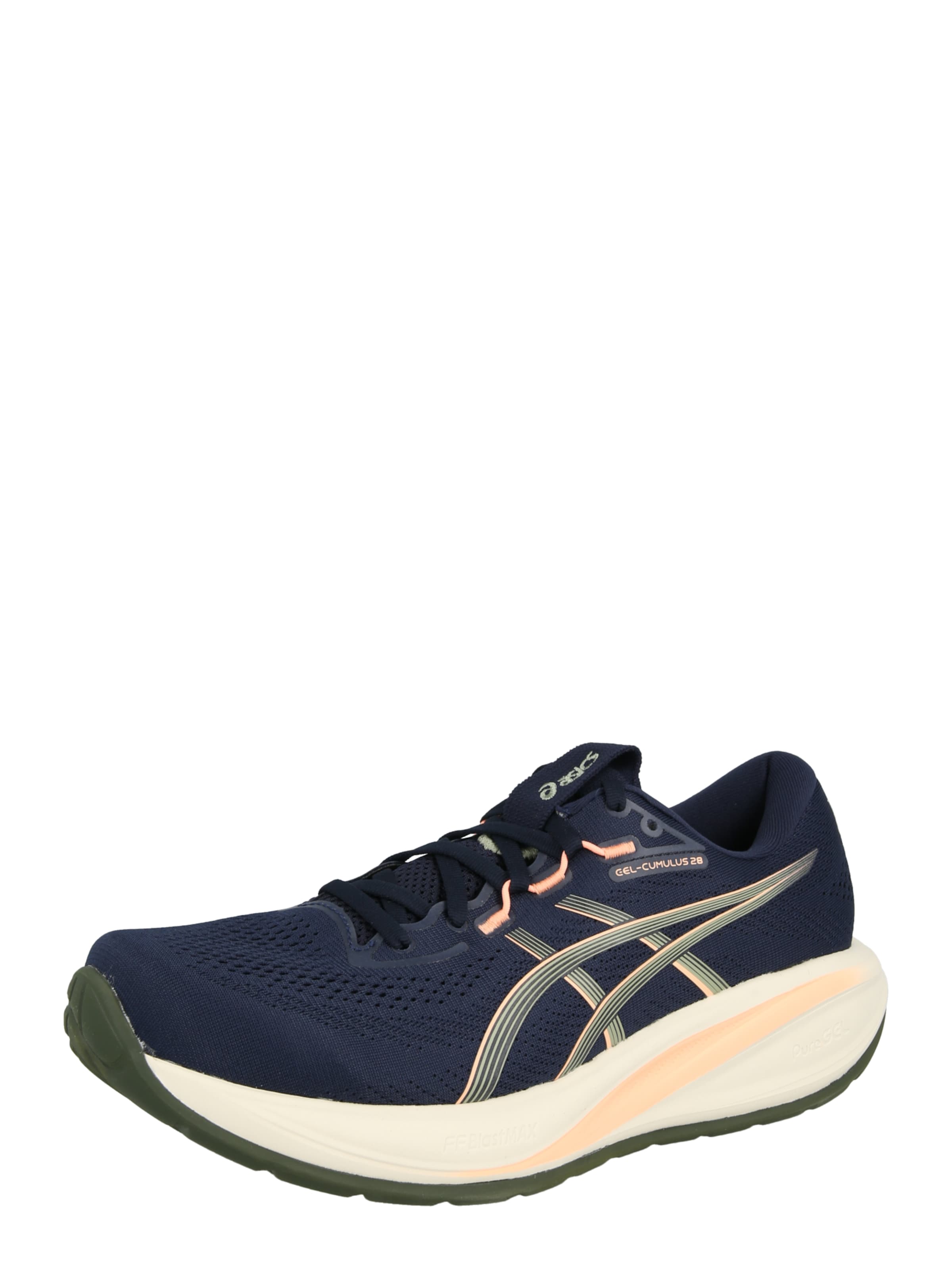 Chaussure de course 'GEL-CUMULUS 28' ASICS en bleu : devant