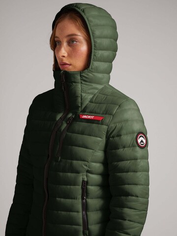 JACK1T Outdoor jacket ' SATEL1TE Kapuzen-Daunenjacke 2.0 ' in Green