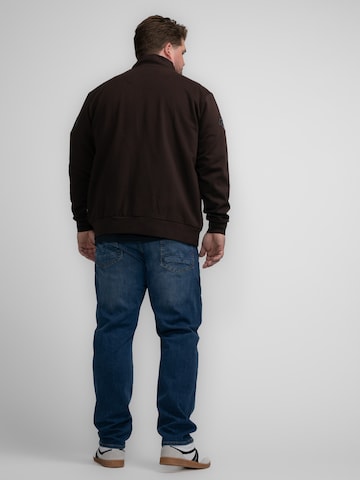 Petrol Industries Sweat jacket 'Glenn' in Brown