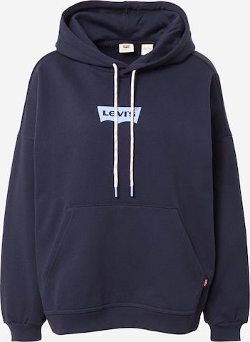 LEVI'S ® Sweatshirt 'Graphic Caravan Hoodie' in Blue: front