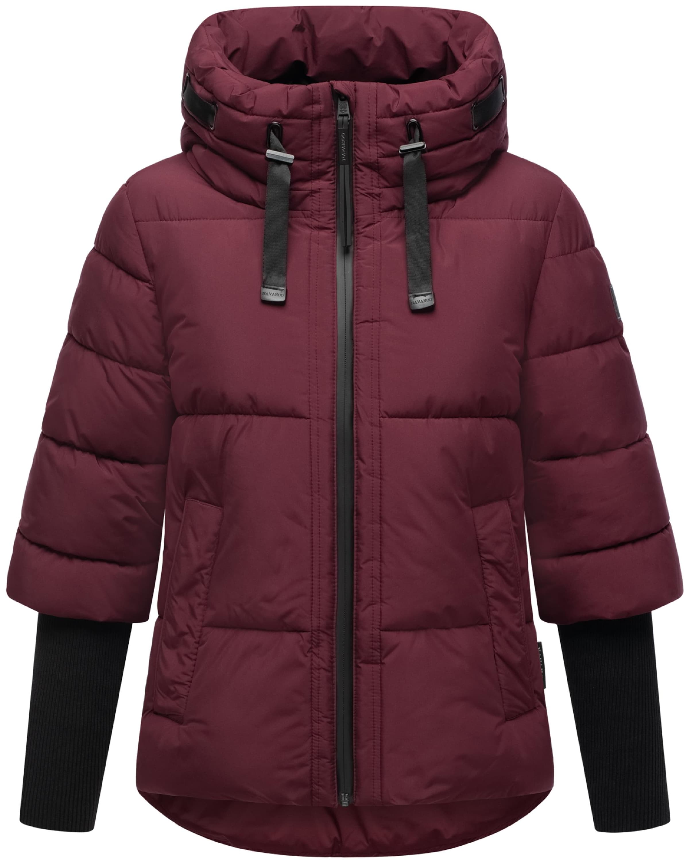 NAVAHOO Winter jacket 'Lotusherz XIV' in Red