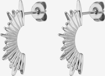 PURELEI - Brincos 'Soleil' em prata: frente