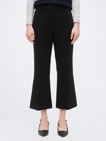 MSCH COPENHAGEN Bootcut Byxa 'Kaye Freylia' i svart: framsida