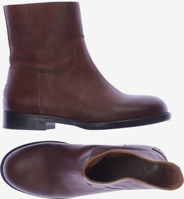 SHABBIES AMSTERDAM Dress Boots in 36 in Brown: front