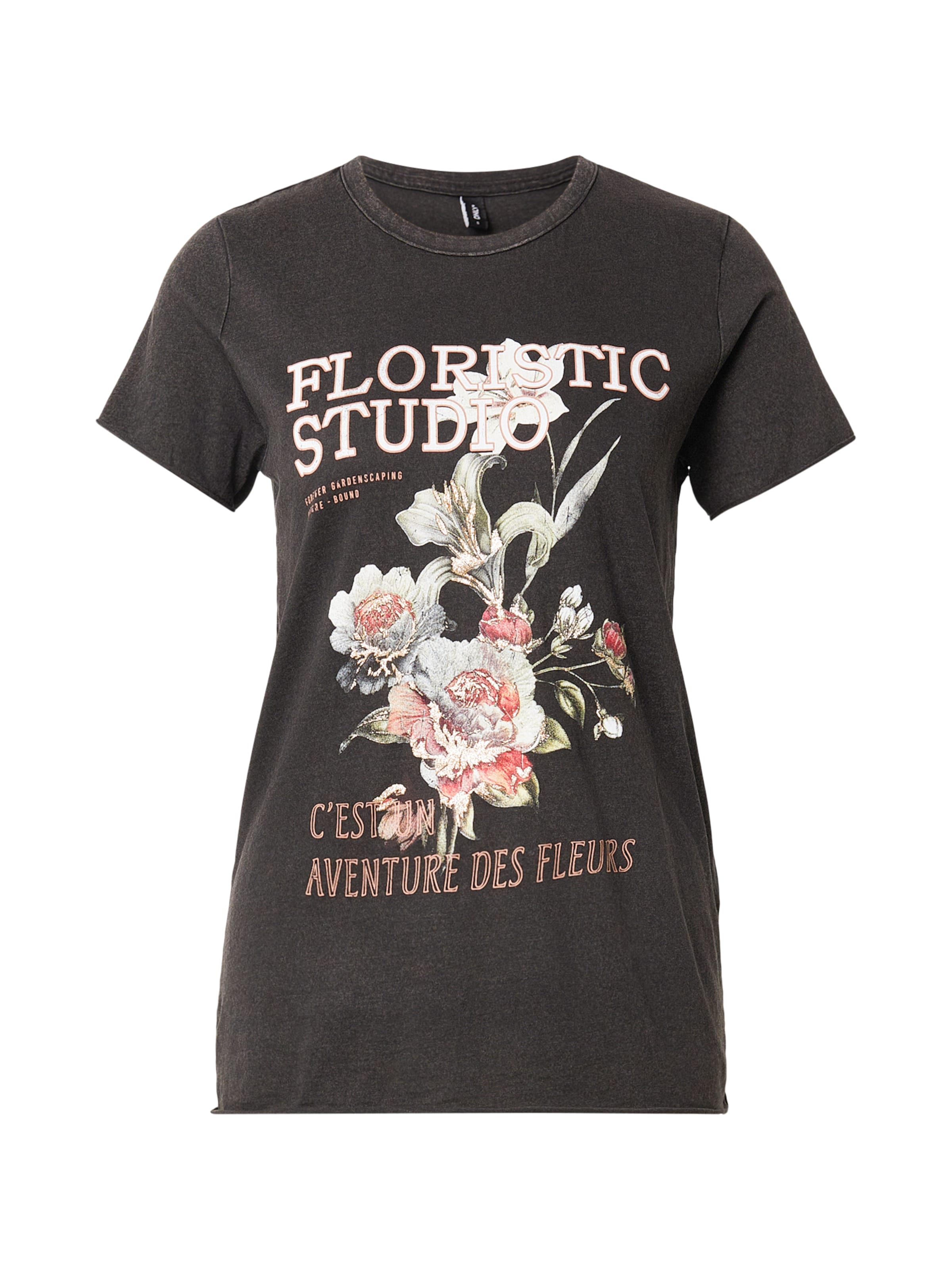 Tricou 'ONLLUCY' de la ONLY pe negru: față