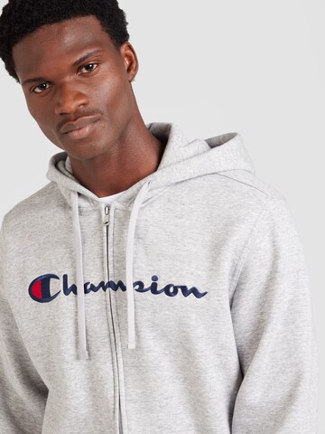 Champion Authentic Athletic Apparel - Sudadera con cremallera en gris