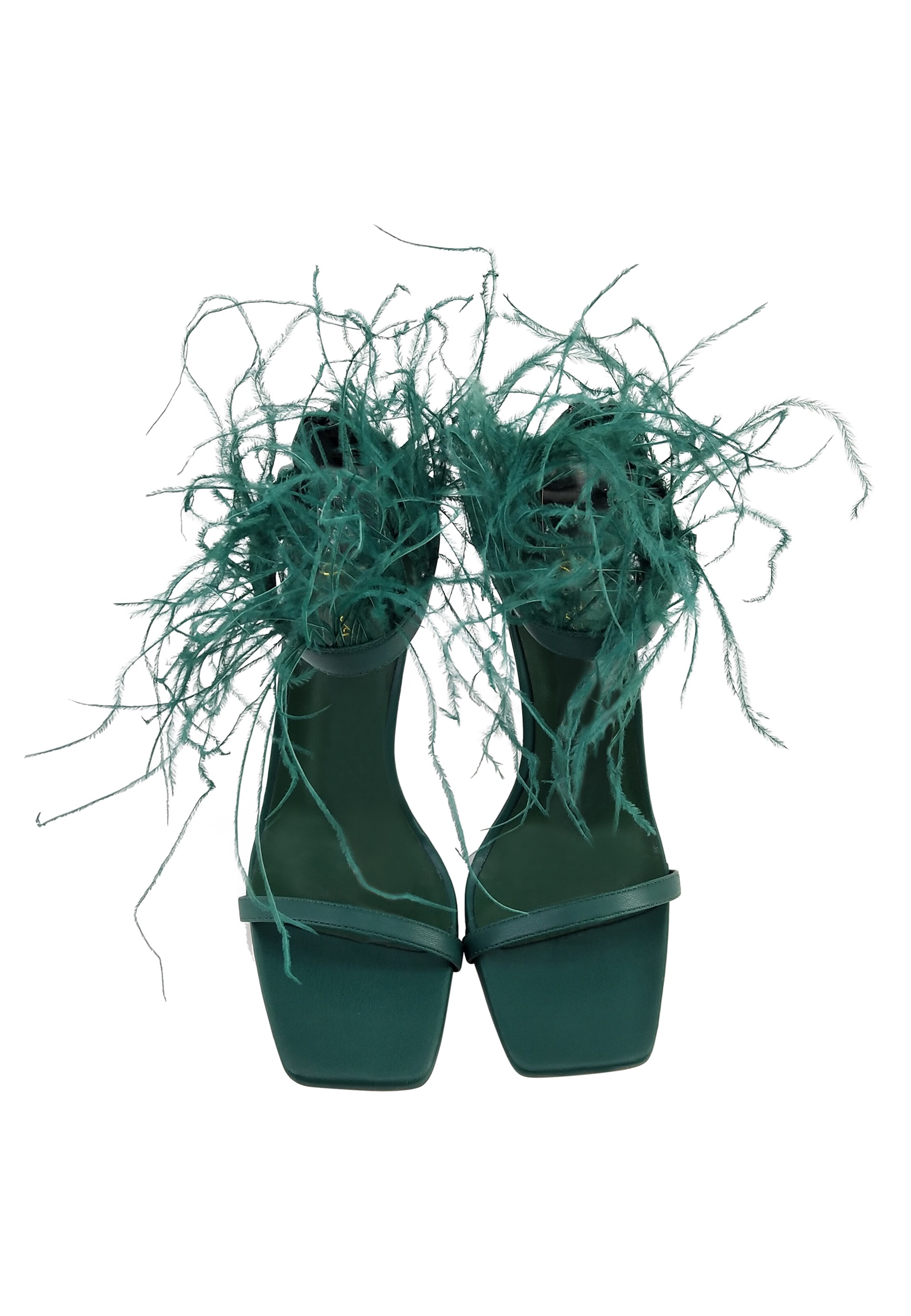 faina - Sandálias com tiras 'Minya' em verde