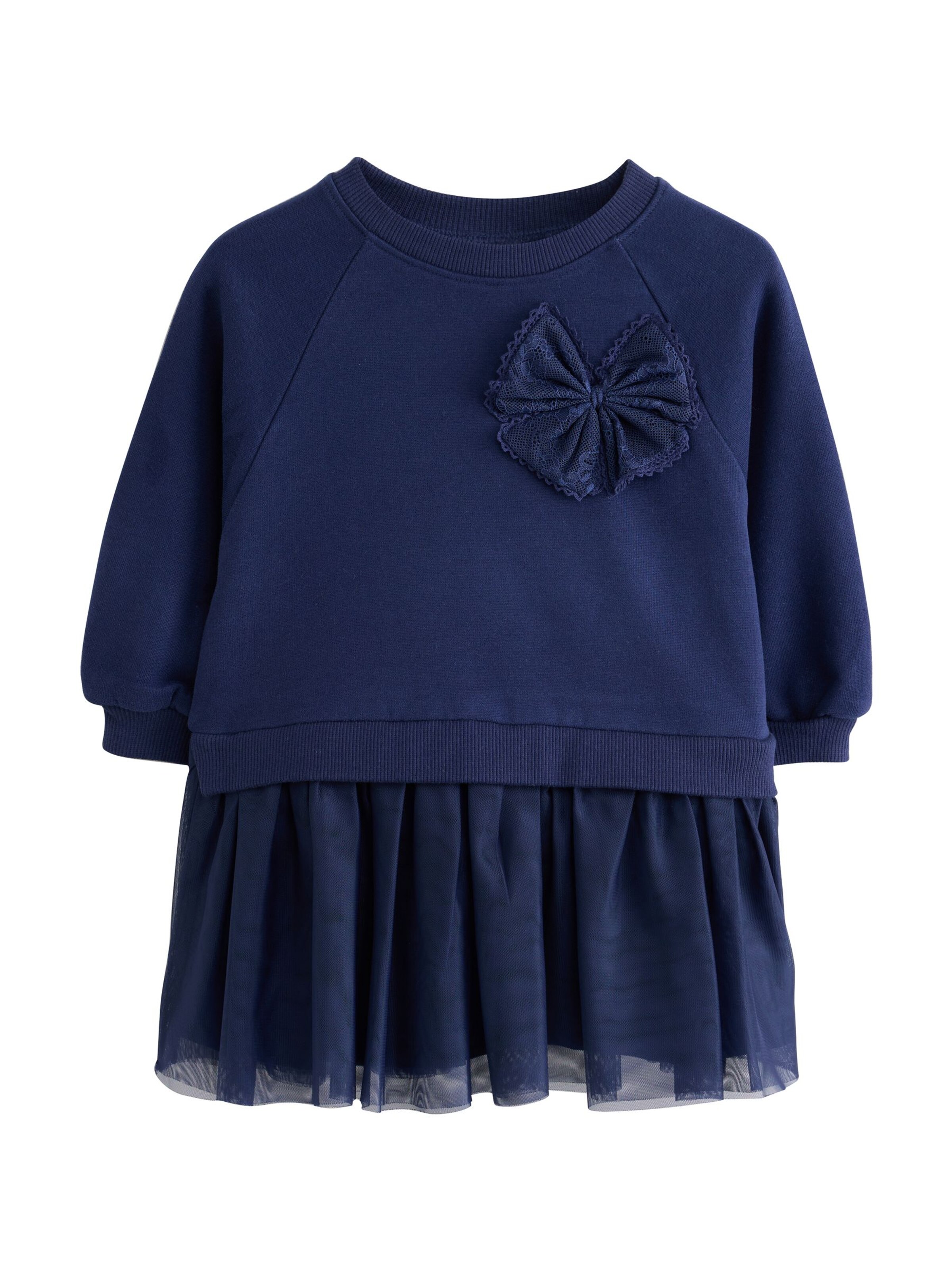 Next - Vestido en azul: frente
