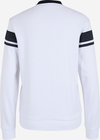 Sergio Tacchini Athletic Zip-Up Hoodie in White