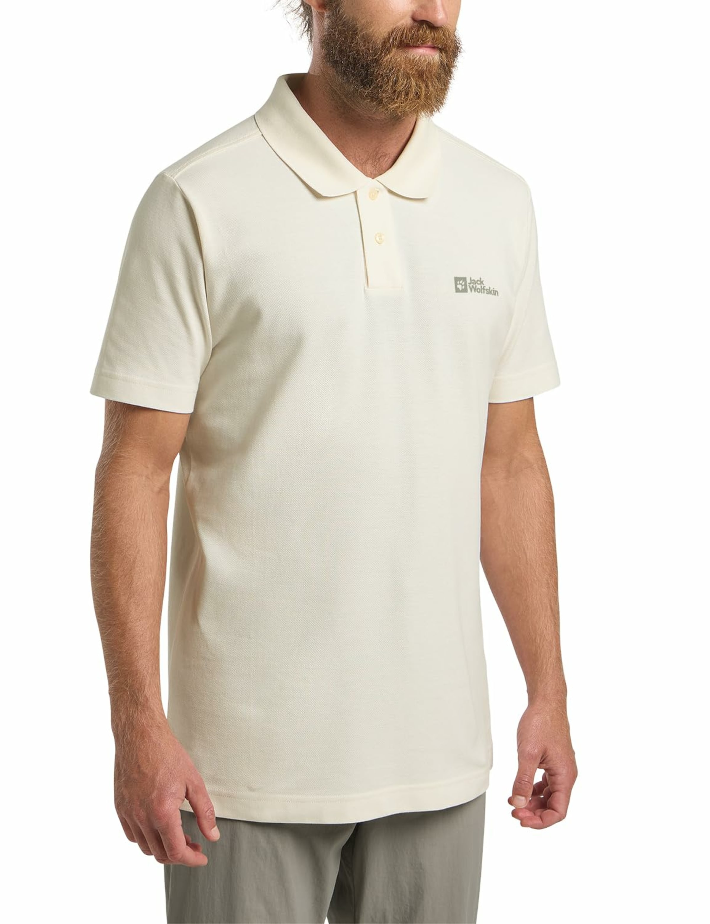 JACK WOLFSKIN Shirt in Beige: front