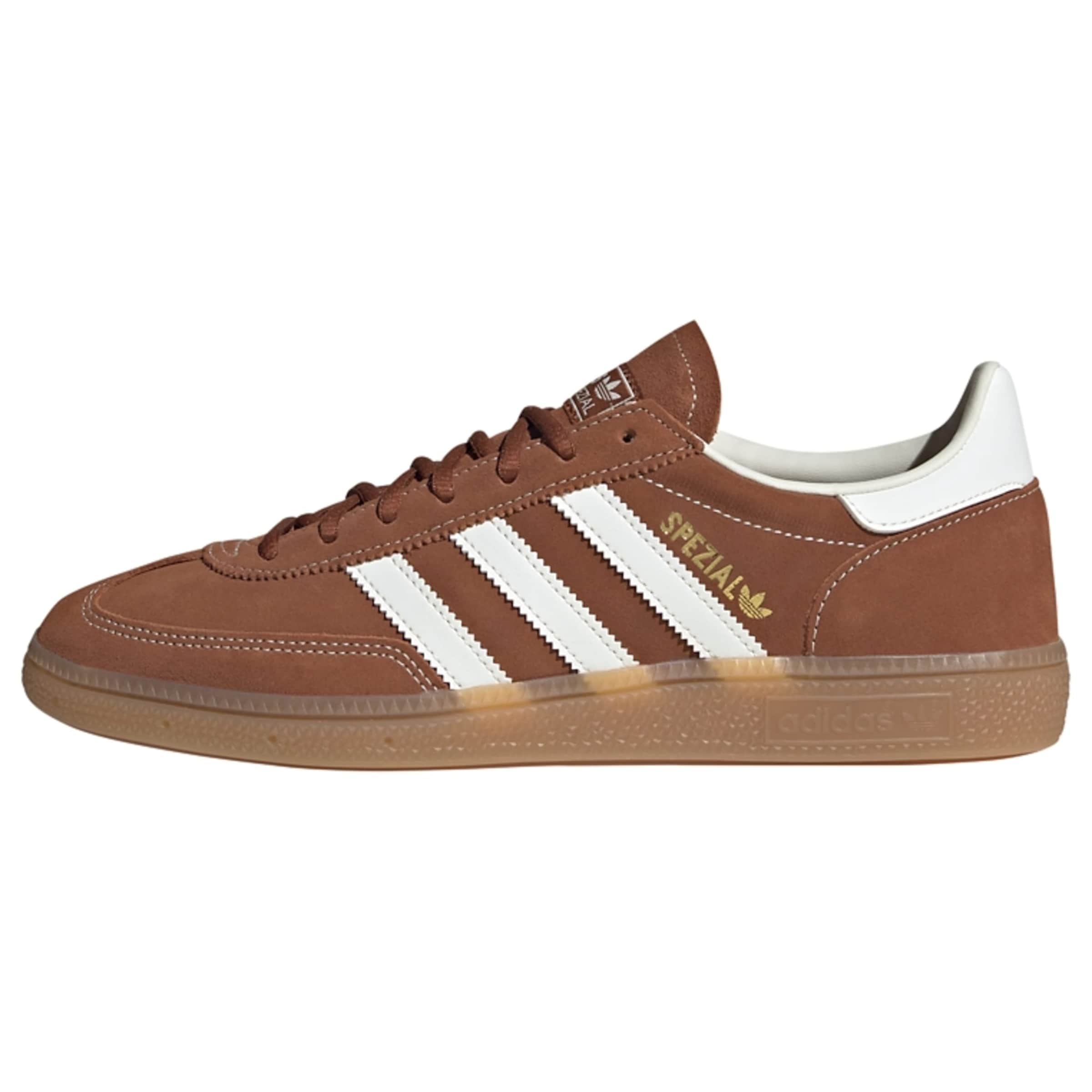 ADIDAS ORIGINALS Zapatillas deportivas bajas 'Handball Spezial' en 35,5 en marrón / oro / blanco, Vista del producto
