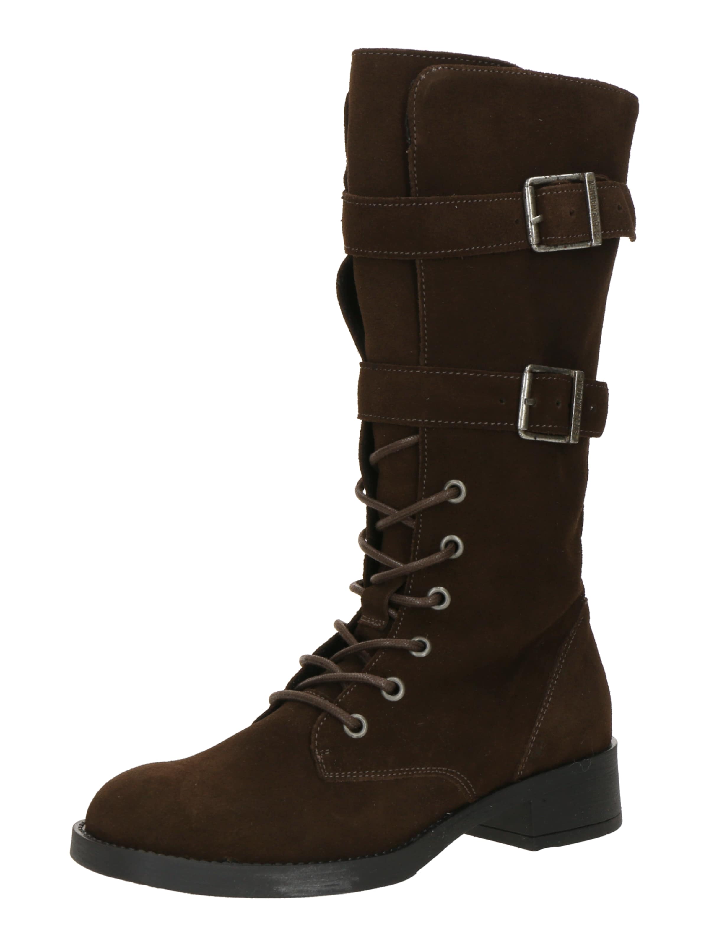 Bottes à lacets 'Zoey' STEVE MADDEN en marron : devant