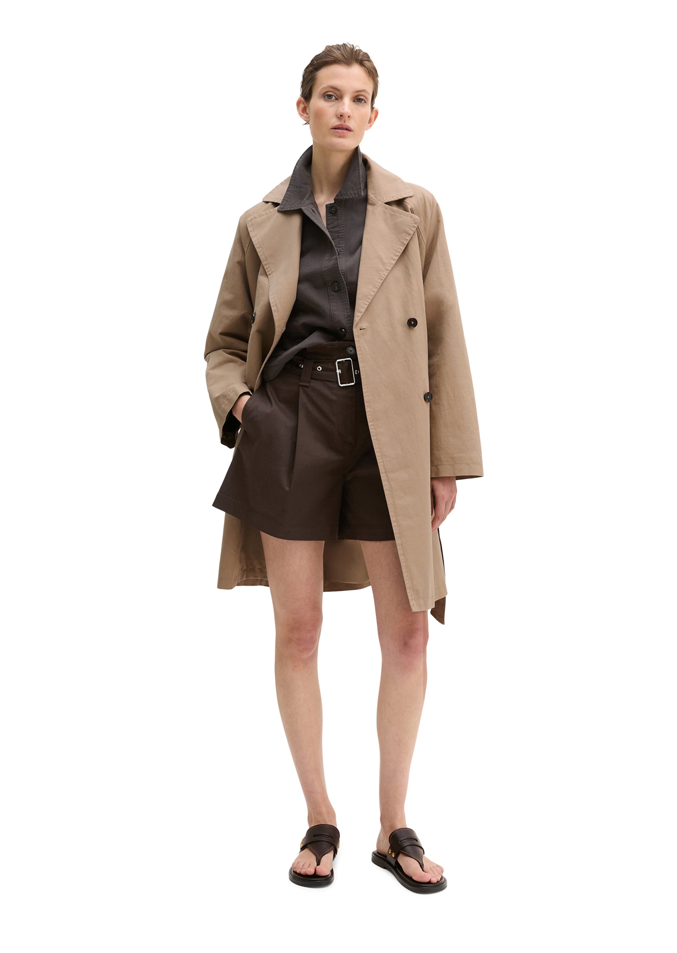Manteau mi-saison Marc O'Polo en marron