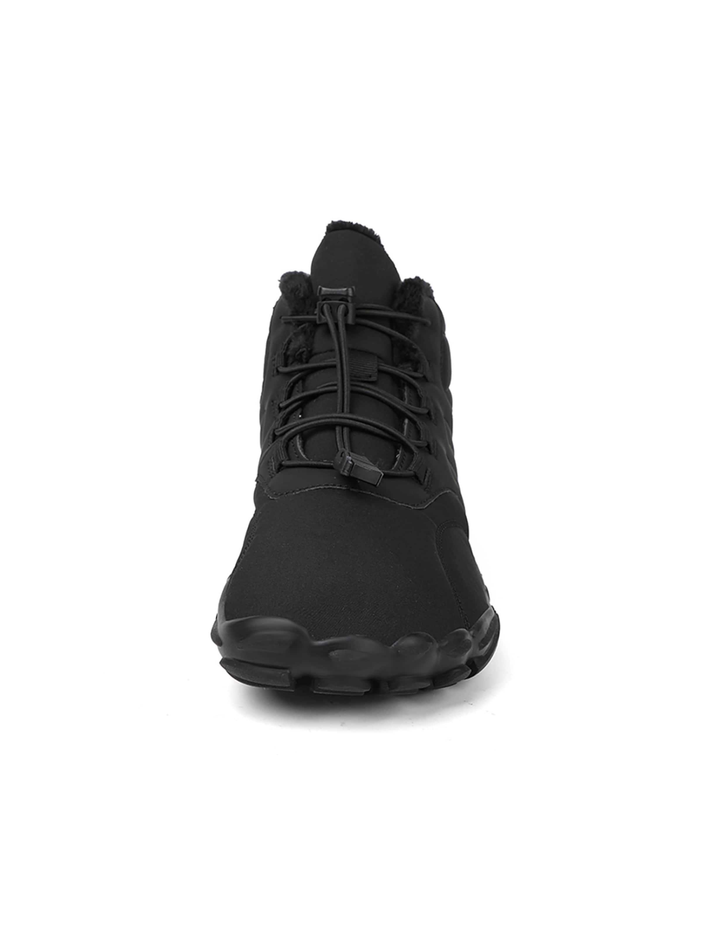 DOTALES Schnürstiefel 'DOTALES - TrekStep Barfußschuhe'‌‌‌‌‌‌‌ in Schwarz