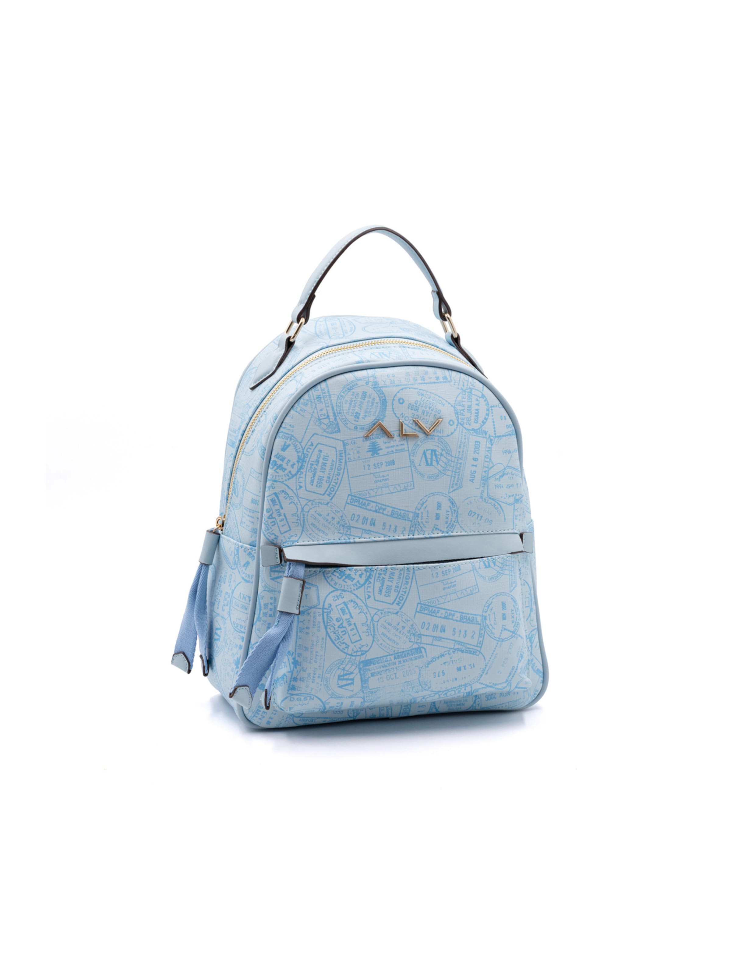 Sac à dos ALV By Alviero Martini en bleu : devant