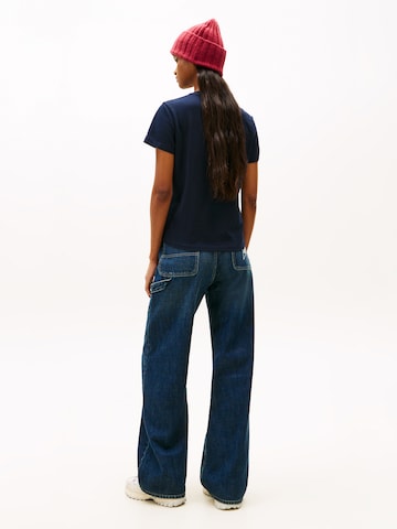 Tricou 'ESSENTIAL' de la Tommy Jeans pe albastru