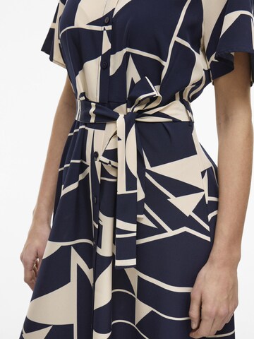 VILA Blousejurk 'VIEBBA' in Blauw