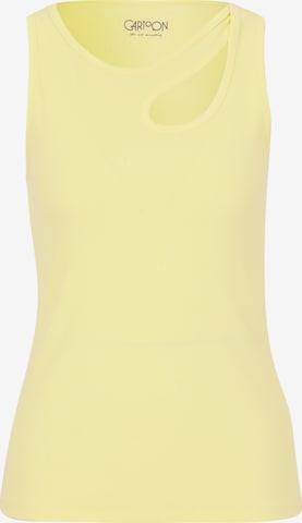 Cartoon Top in Yellow: front