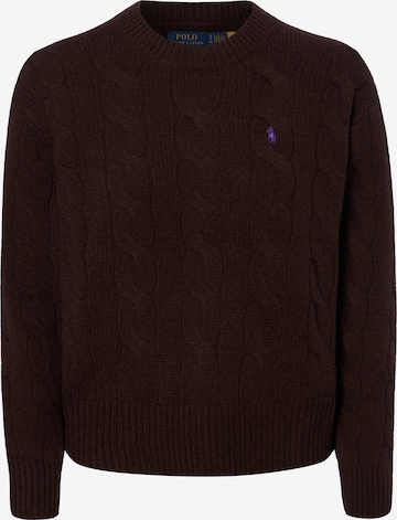 Pull-over Polo Ralph Lauren en marron : devant