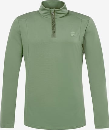 PROTEST Sportsweatshirt 'REWILL' in Grün: Vorderseite
