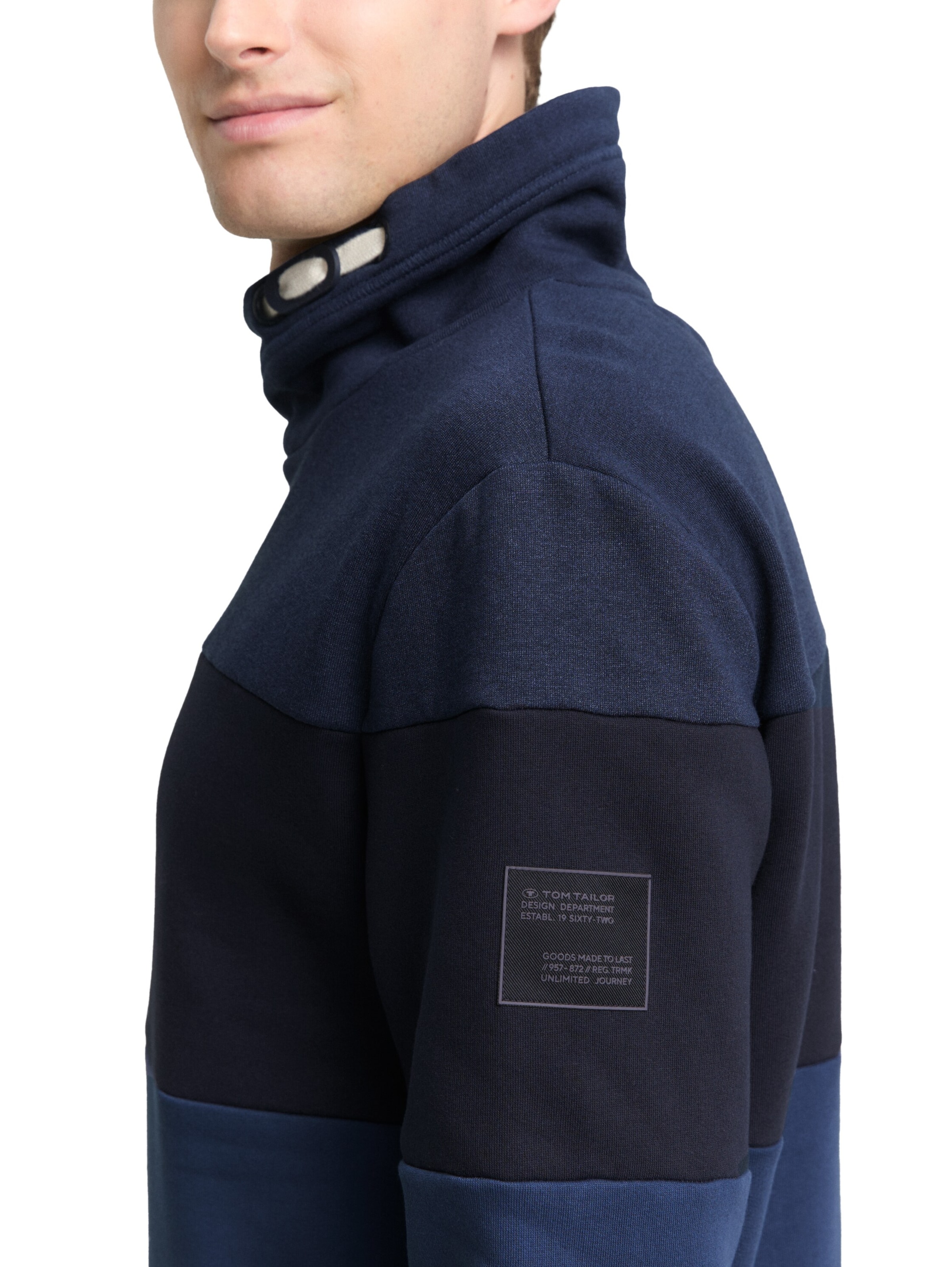 TOM TAILOR Sweatshirt in Blue