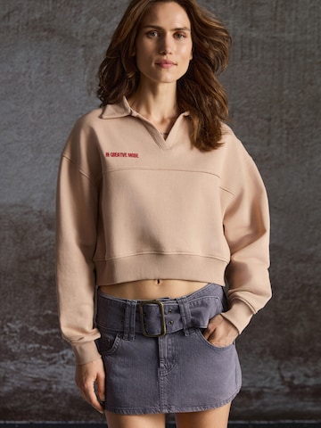 Grimelange Sweatshirt i brun: forside