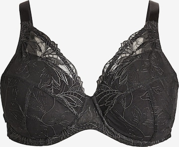 juoda Devoted by Zizzi Marškinėliai Liemenėlė: priekis