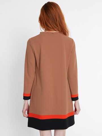 Ana Alcazar Kleid 'Sideo' in Braun