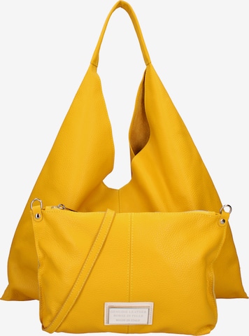 Roberta Rossi Schoudertas in Geel: voorkant