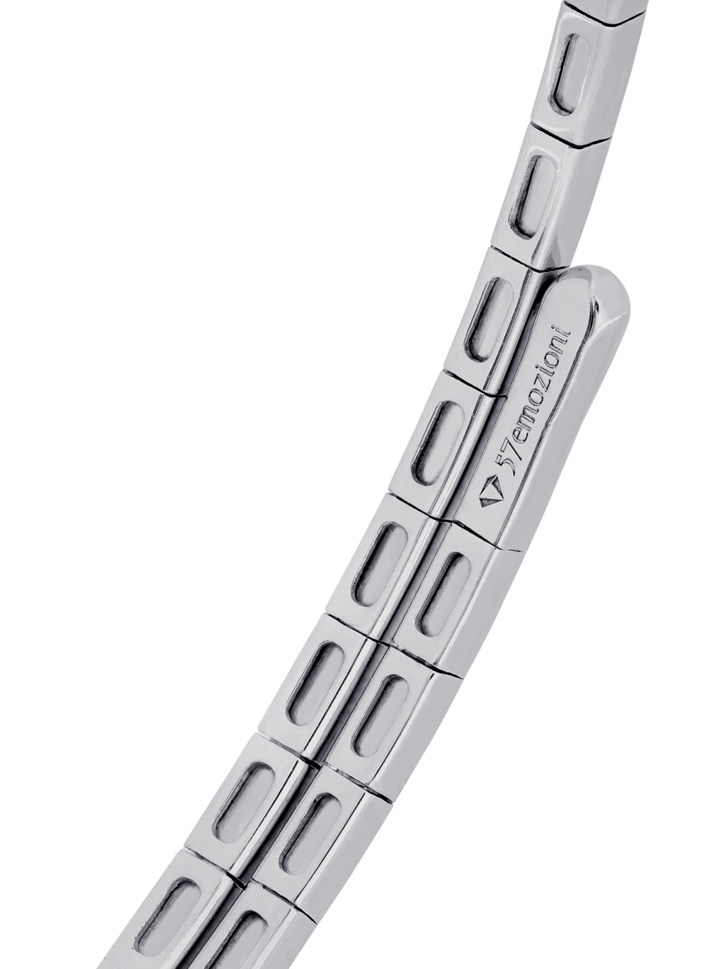 57emozioni - Pulsera 'Diamond' en plata